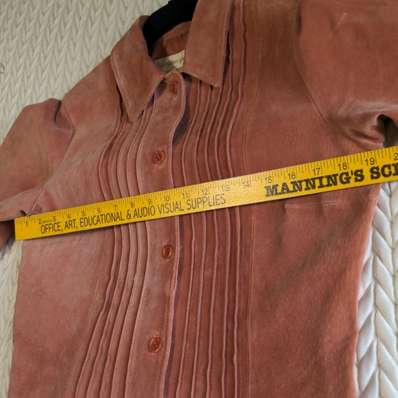 Margaret Godfrey leather suede jacket - Picture 7 of 11